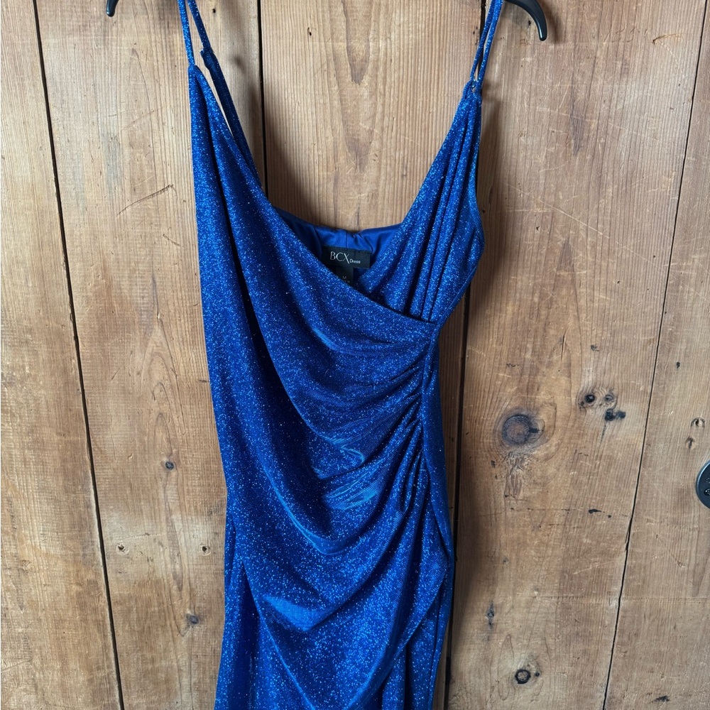 BCBG Blue Sparkle Dress
